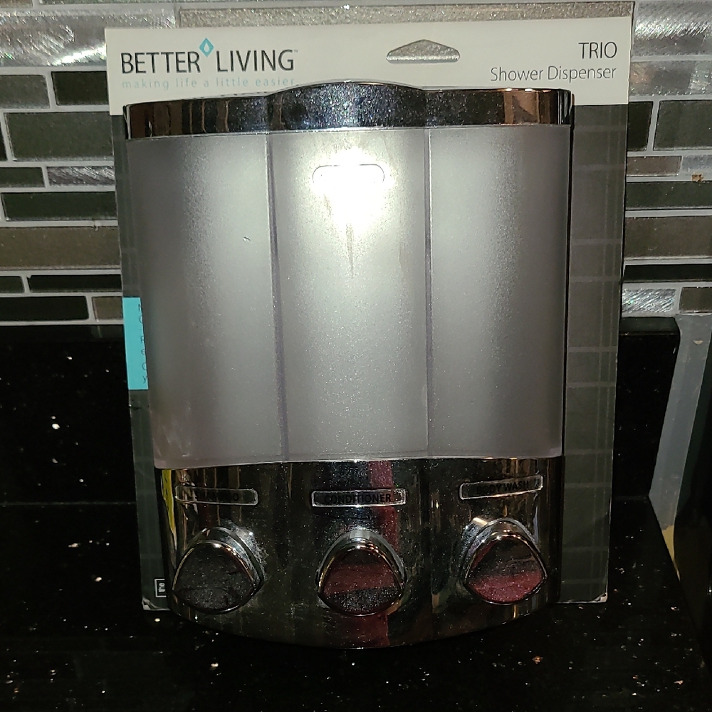 NIB Trio Shower Dispenser